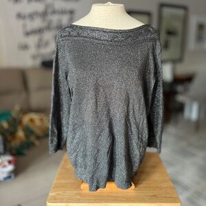 Worthington Metallic Black Silver Grandmacore